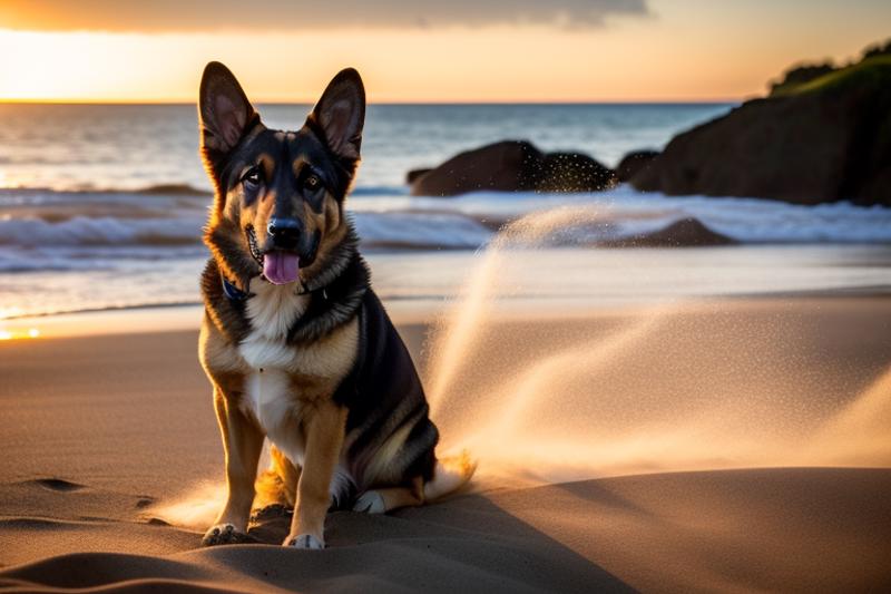 02117-3000734436-cinematic wide angle full-body shot of a healthy German shepherd dog playing [at the_in the_0.75] [beach_park_0.5] [_forest_0.75.png